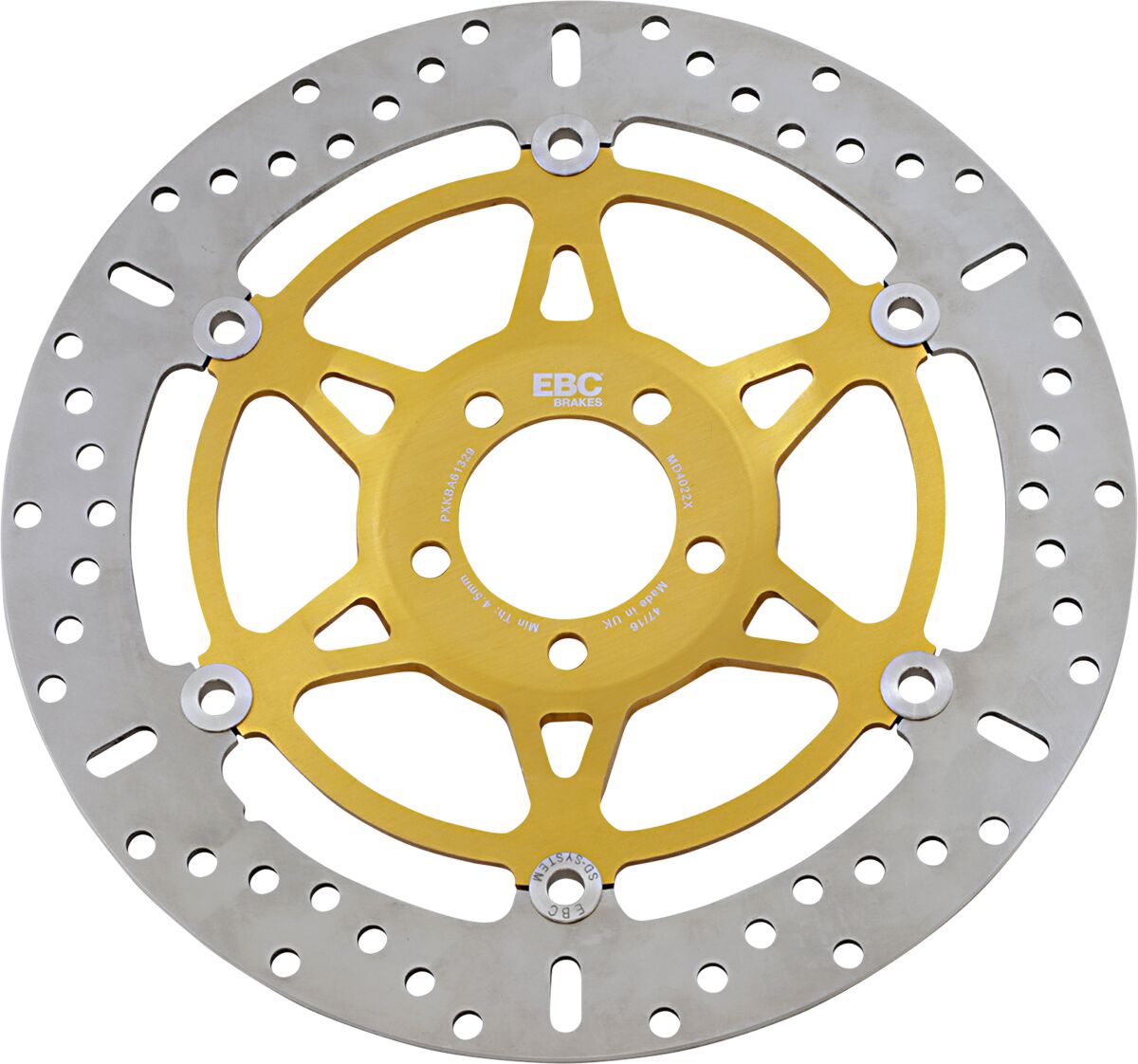 EBC BRAKE ROTOR X SERIES FLOATING ROUND MD4022X