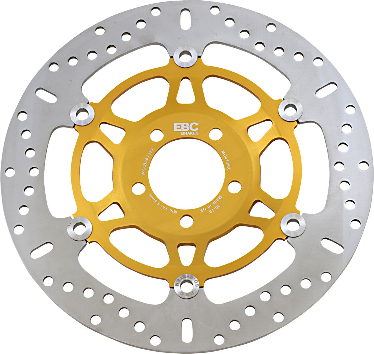 EBC BRAKE ROTOR X SERIES FLOATING ROUND MD4136X