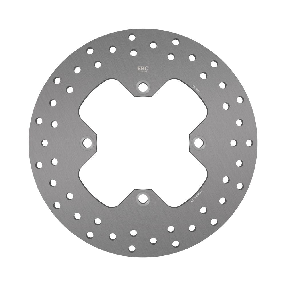 EBC BRAKE ROTOR HPSR SERIES SOLID ROUND REAR MD663