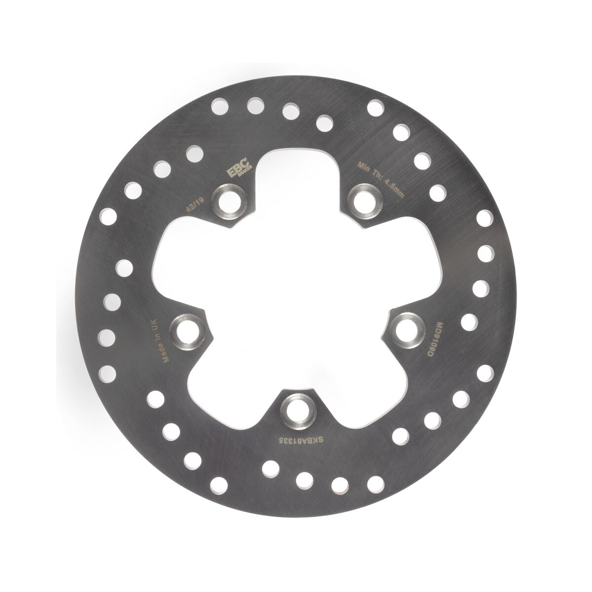 EBC BRAKE ROTOR FIXED D-SERIES ROUND SCOOTER MD9109D