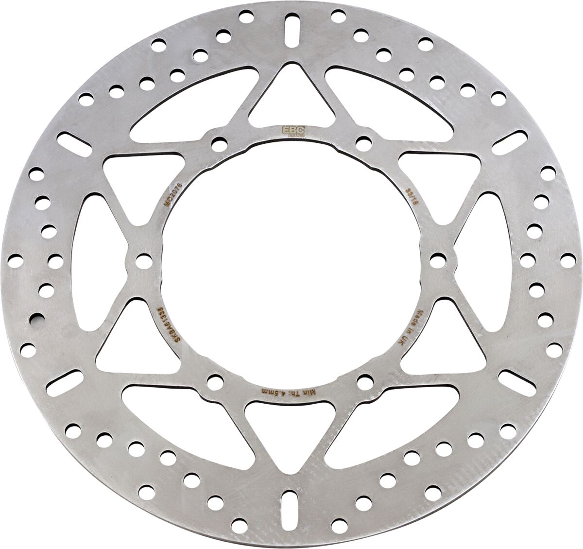 EBC BRAKE ROTOR HPSR SERIES SOLID ROUND MD2076