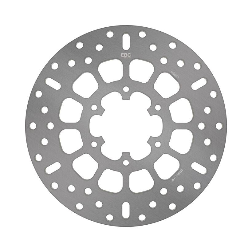 EBC BRAKE ROTOR FIXED ROUND REAR MD833