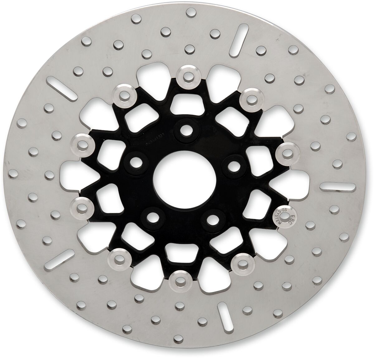 EBC BRAKE ROTOR AMERICAN MOTORCYCLE FLOATING ROUND RSD019BLK