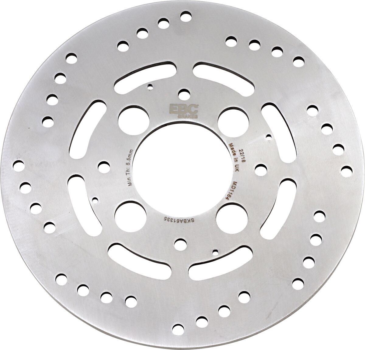 EBC BRAKE ROTOR HPSR SERIES SOLID ROUND MD1164