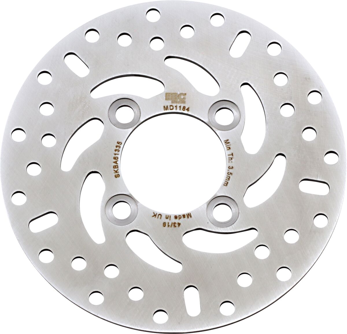 EBC BRAKE ROTOR REPLACEMENT SERIES SOLID ROUND MD1184