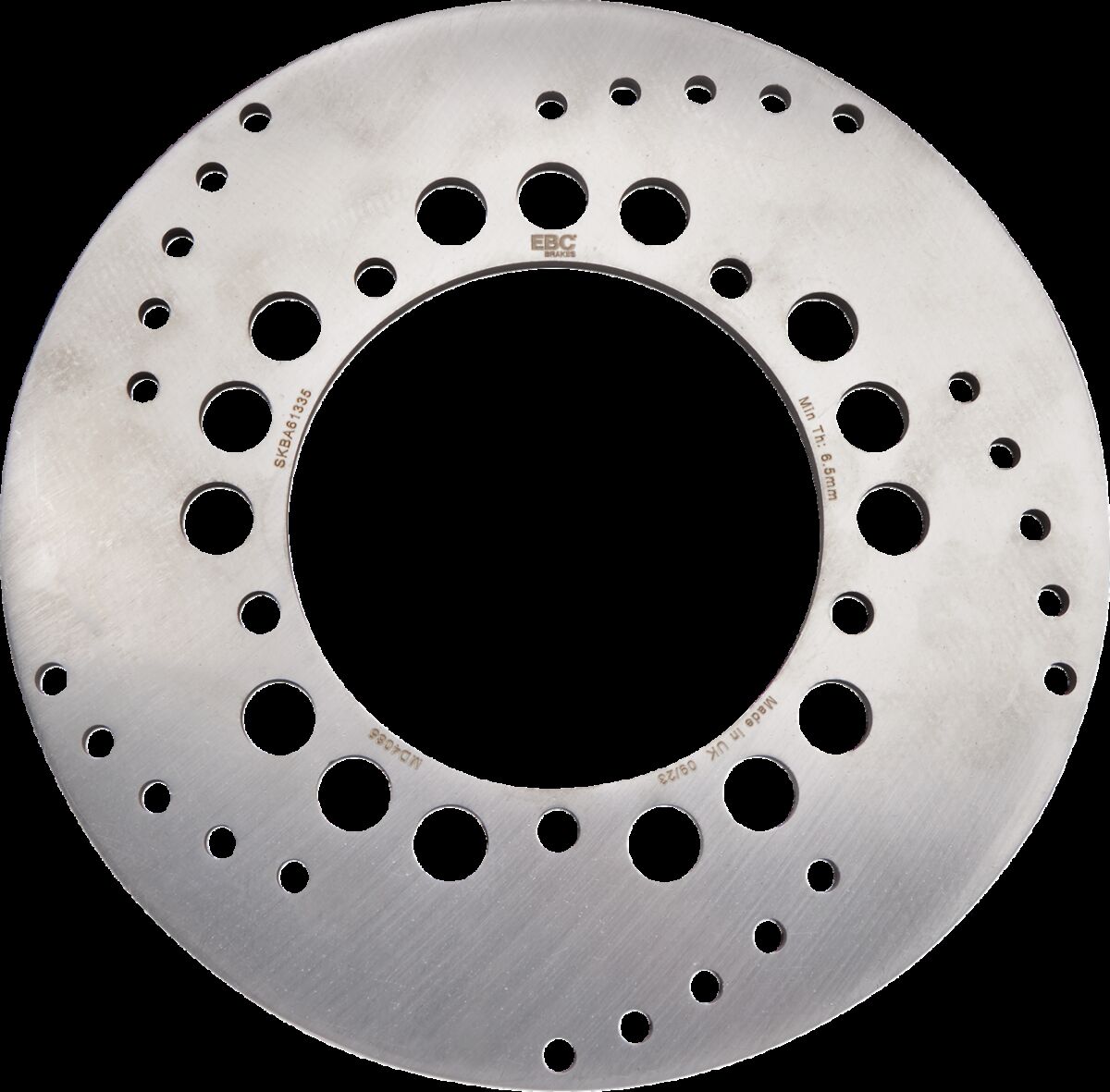 EBC BRAKE ROTOR HPSR SERIES SOLID ROUND REAR MD4085