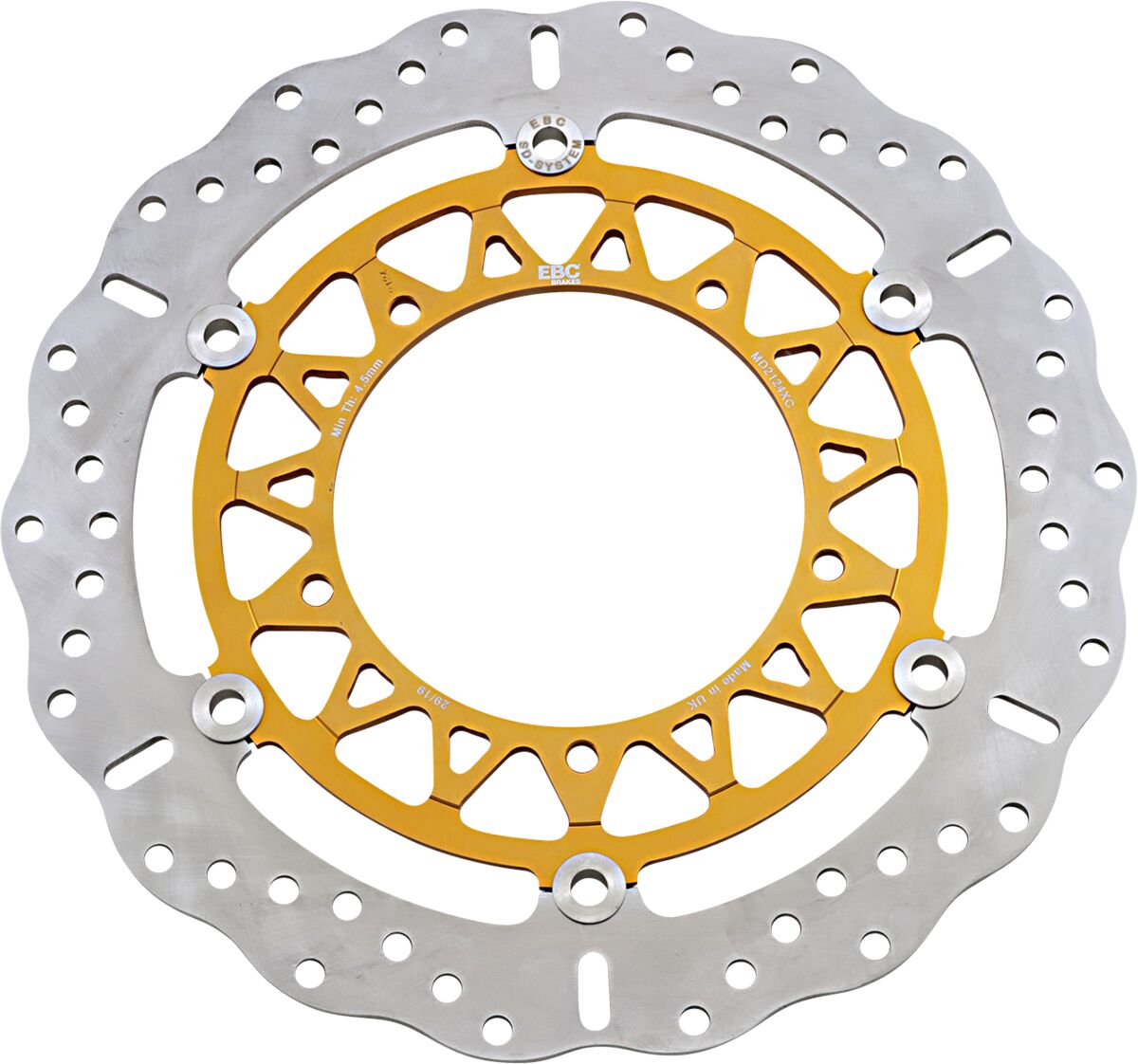 EBC BRAKE ROTOR XC SERIES FLOATING CONTOUR MD2124XC
