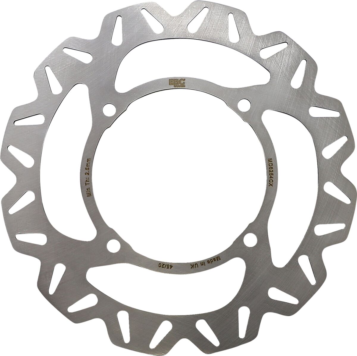 EBC BRAKE ROTOR CX EXTREME SERIES FIXED CONTOUR WAVE MD6254CX