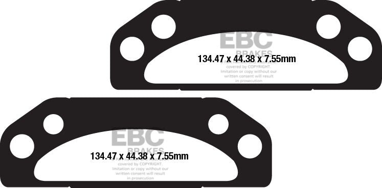 EBC BRAKE PAD FA-TT SERIES CARBON OFFROAD FA659TT