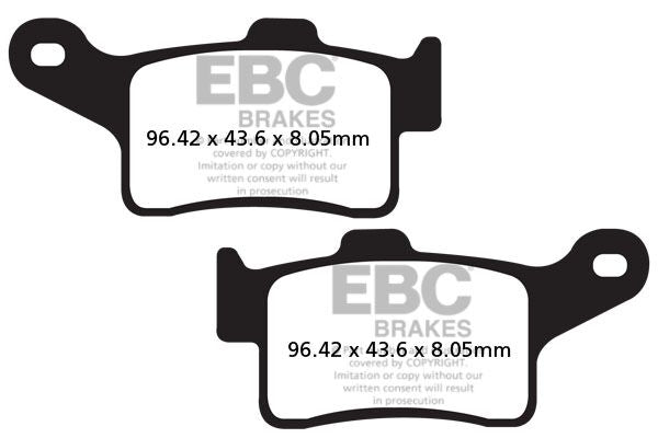 EBC BRAKE PAD FA-SERIES ORGANIC SCOOTER FA631