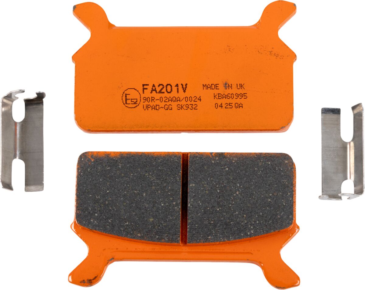 EBC BRAKE PAD FA-V SERIES SINTERED METAL/ORGANIC COMPOUND FA201V