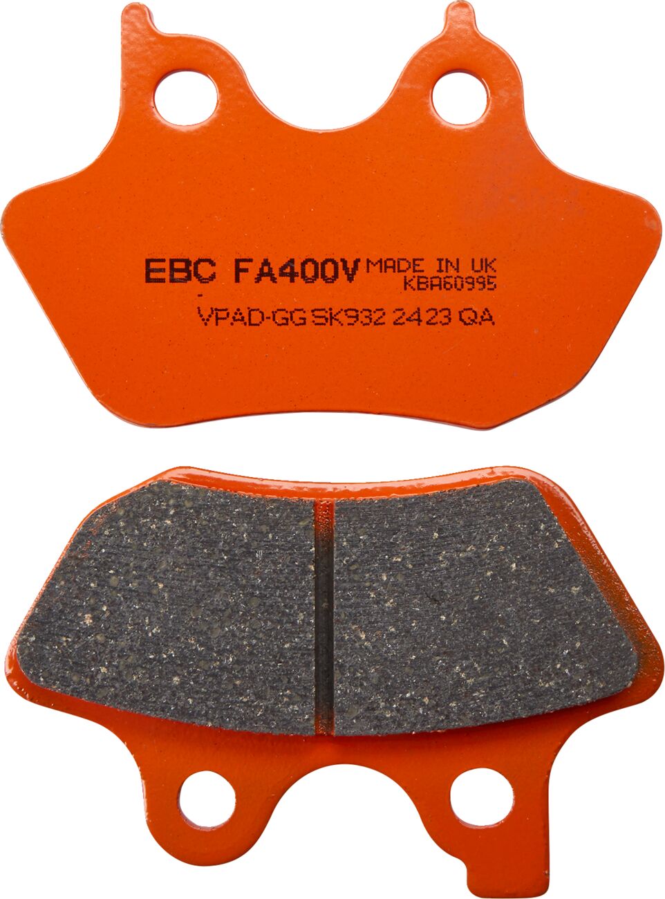 EBC BRAKE PAD FA-V SERIES SINTERED METAL/ORGANIC COMPOUND FA400V