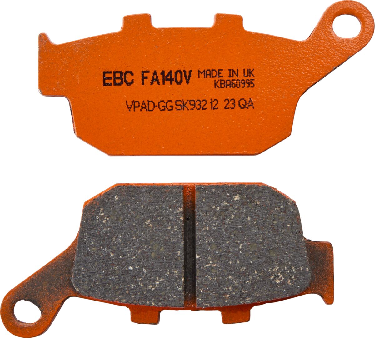 EBC BRAKE PAD FA-V SERIES SINTERED METAL/ORGANIC COMPOUND FA140V