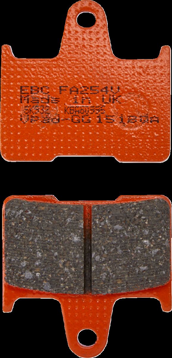EBC BRAKE PAD FA-V SERIES SINTERED METAL/ORGANIC COMPOUND FA254V