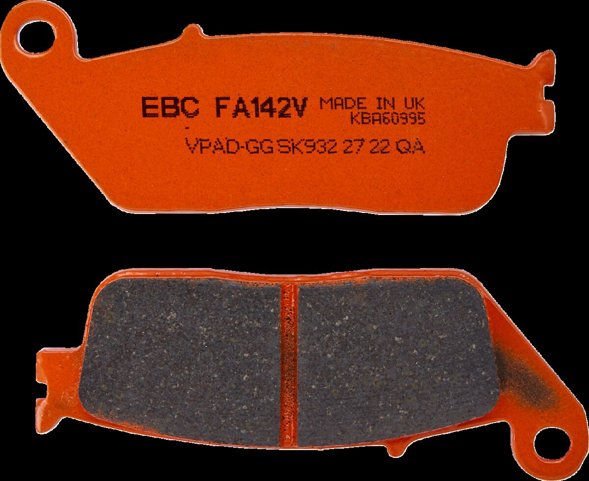 EBC BRAKE PAD FA-V SERIES SINTERED METAL/ORGANIC COMPOUND FA142V