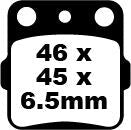 EBC BRAKE PAD FA-TT SERIES CARBON FIBER OFFROAD FA084/3TT