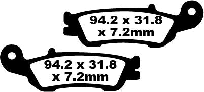 EBC BRAKE PAD FA-TT SERIES CARBON FIBER FA450TT