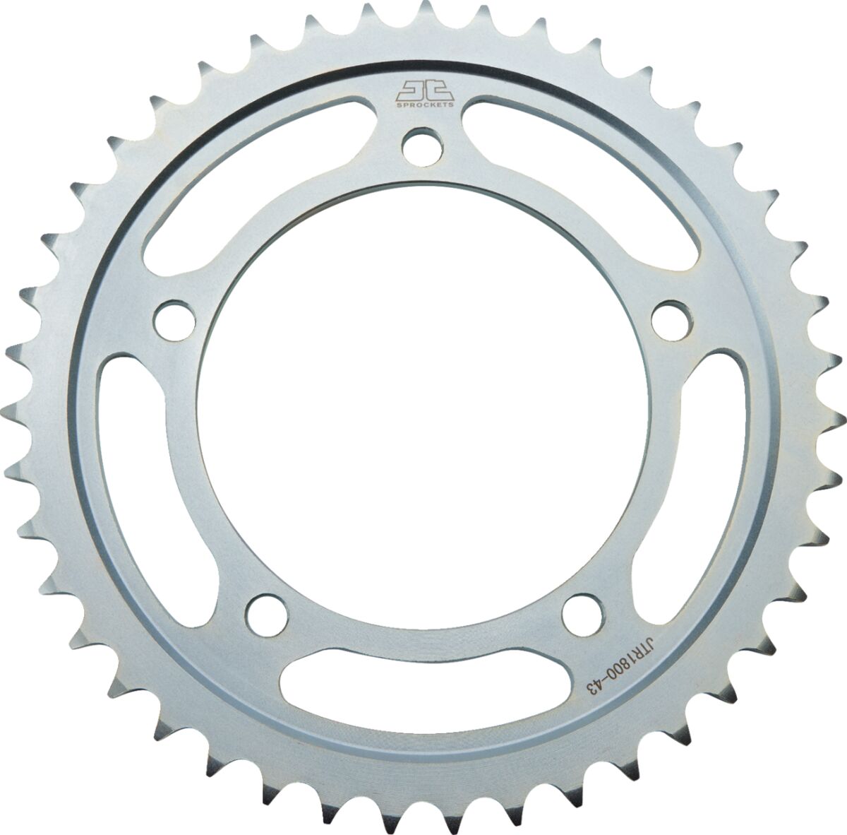 JT SPROCKETS JTR1800.43 REAR REPLACEMENT SPROCKET 43 TEETH 530 PITCH NATURAL STEEL JTR1800.43