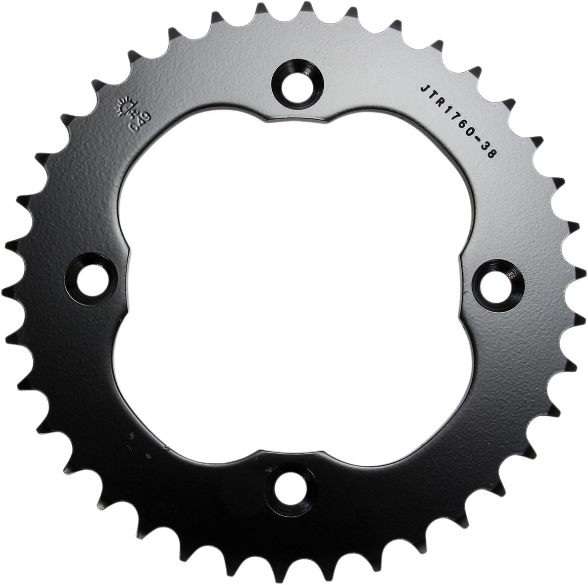 JT SPROCKETS JTR1760.38 REAR REPLACEMENT SPROCKET 38 TEETH 520 PITCH NATURAL C49 HIGH CARBON STEEL JTR1760.38