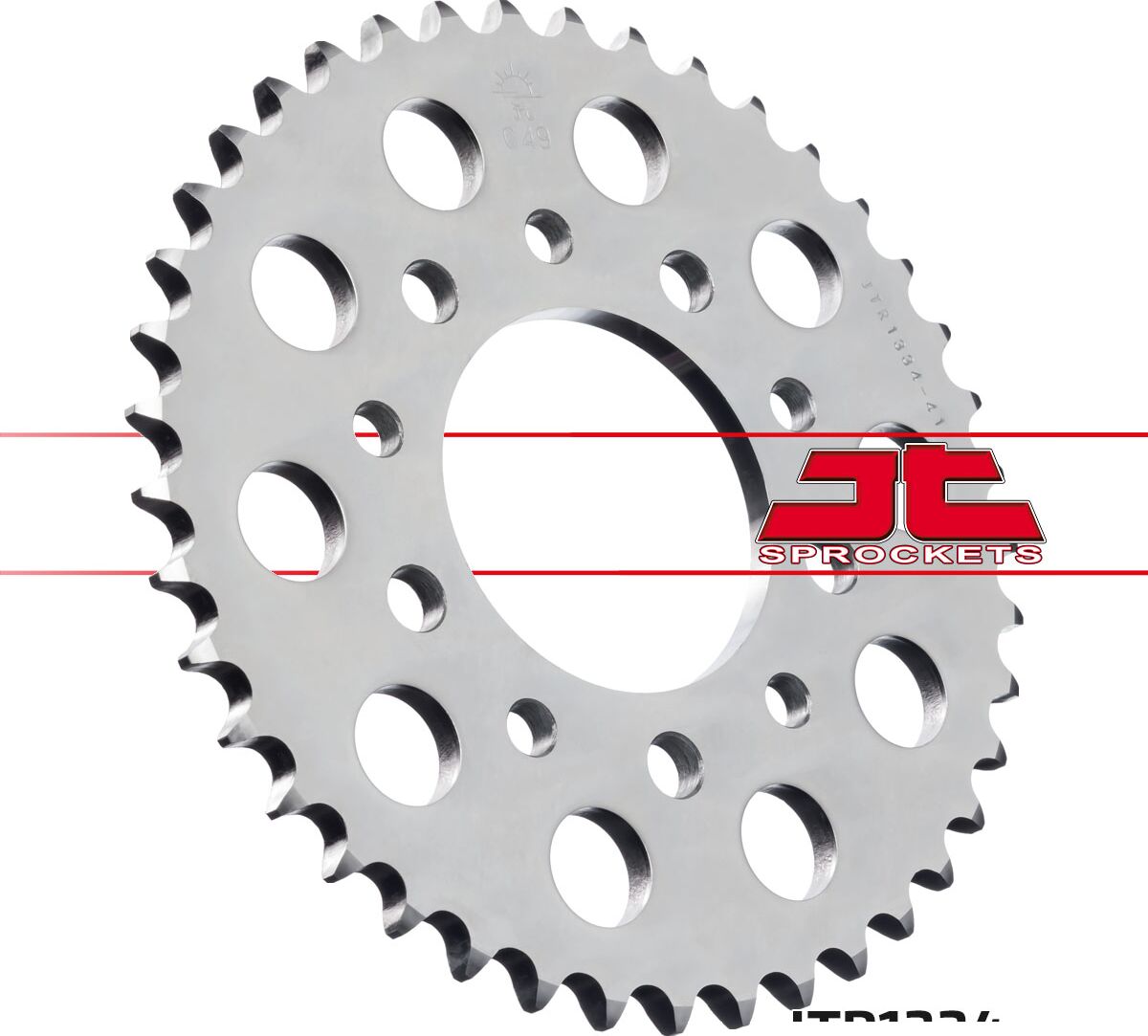 JT SPROCKETS JTR1334.41 REAR REPLACEMENT SPROCKET 41 TEETH 50 PITCH NATURAL STEEL JTR1334.41