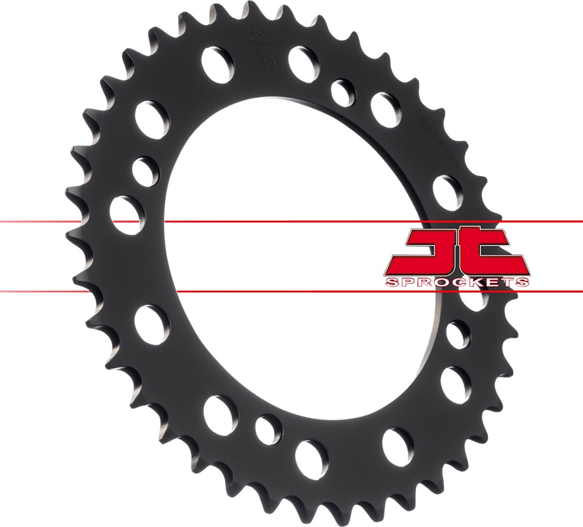 JT SPROCKETS JTR857.39 REAR REPLACEMENT SPROCKET 39 TEETH 520 PITCH NATURAL STEEL JTR857.39
