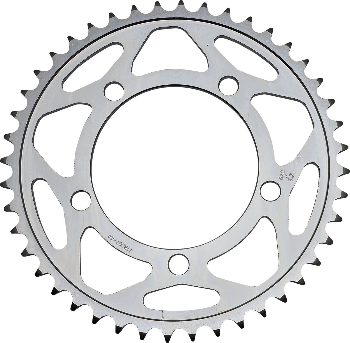 JT SPROCKETS JTR7.44 REAR REPLACEMENT SPROCKET 44 TEETH 525 PITCH NATURAL CARBON STEEL JTR7.44