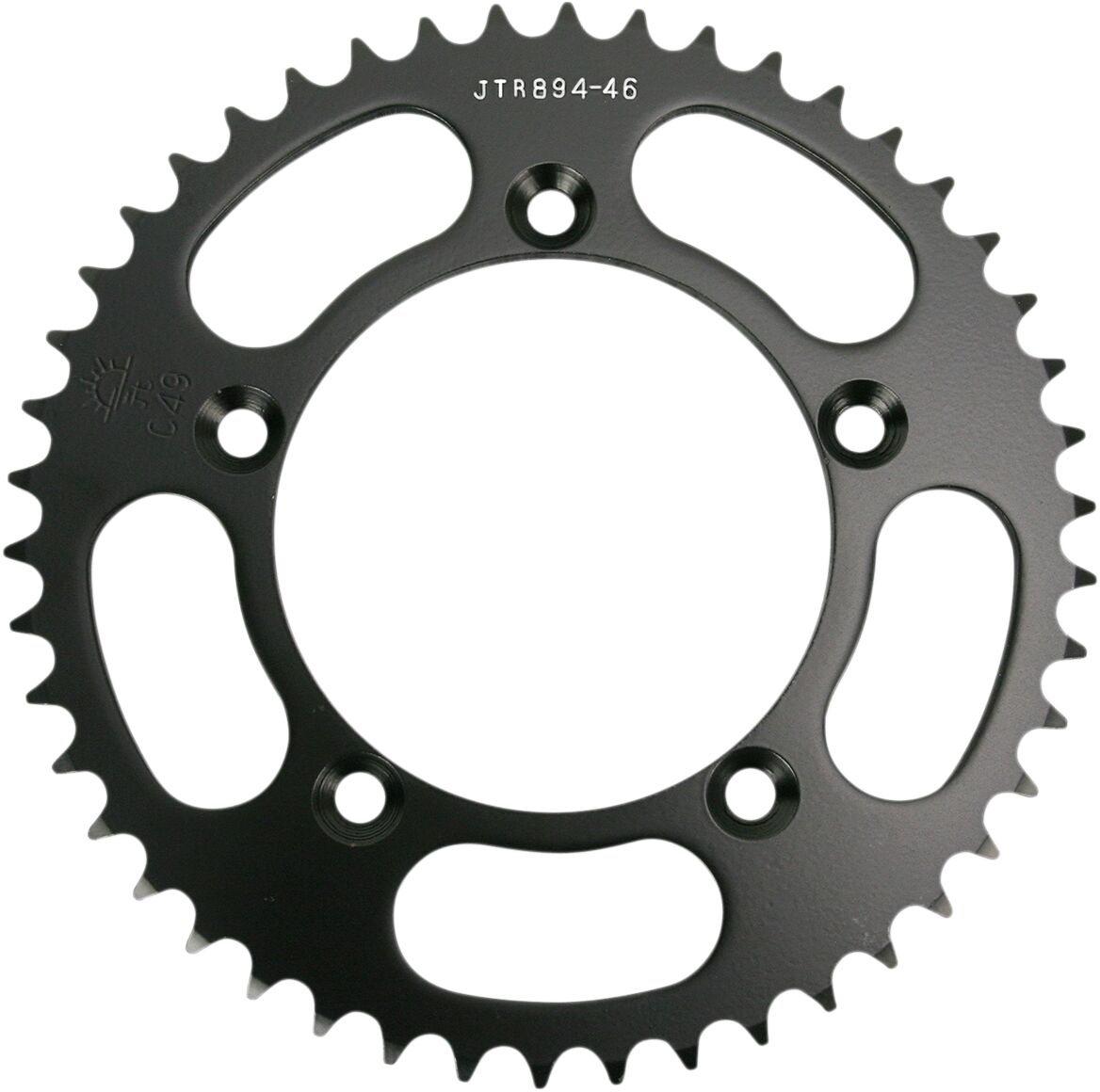 JT SPROCKETS JTR894.46 REAR REPLACEMENT SPROCKET 46 TEETH 420 PITCH NATURAL C49 HIGH CARBON STEEL JTR894.46