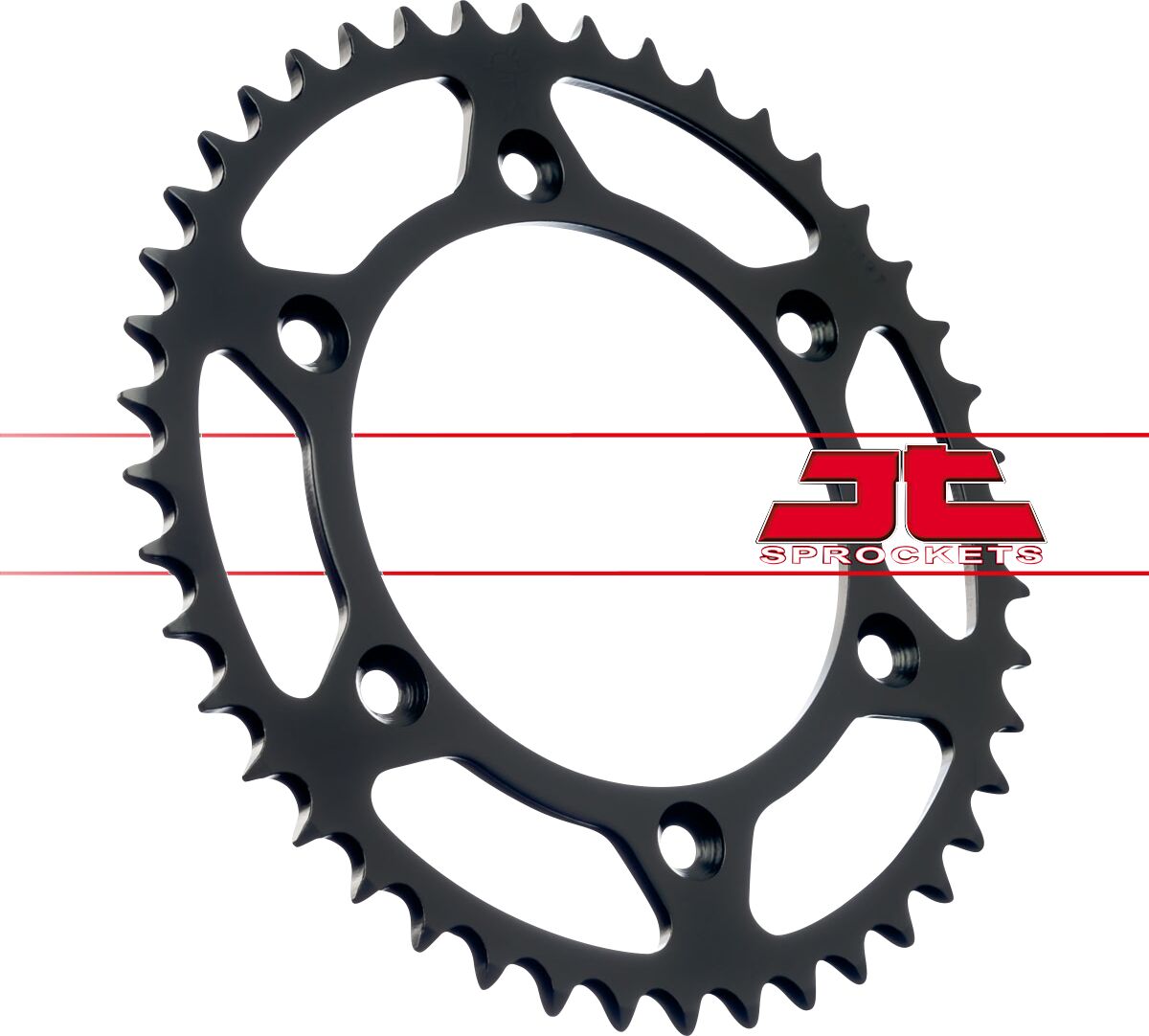 JT SPROCKETS JTR897.44 REAR REPLACEMENT SPROCKET 44 TEETH 520 PITCH NATURAL C49 HIGH CARBON STEEL JTR897.44