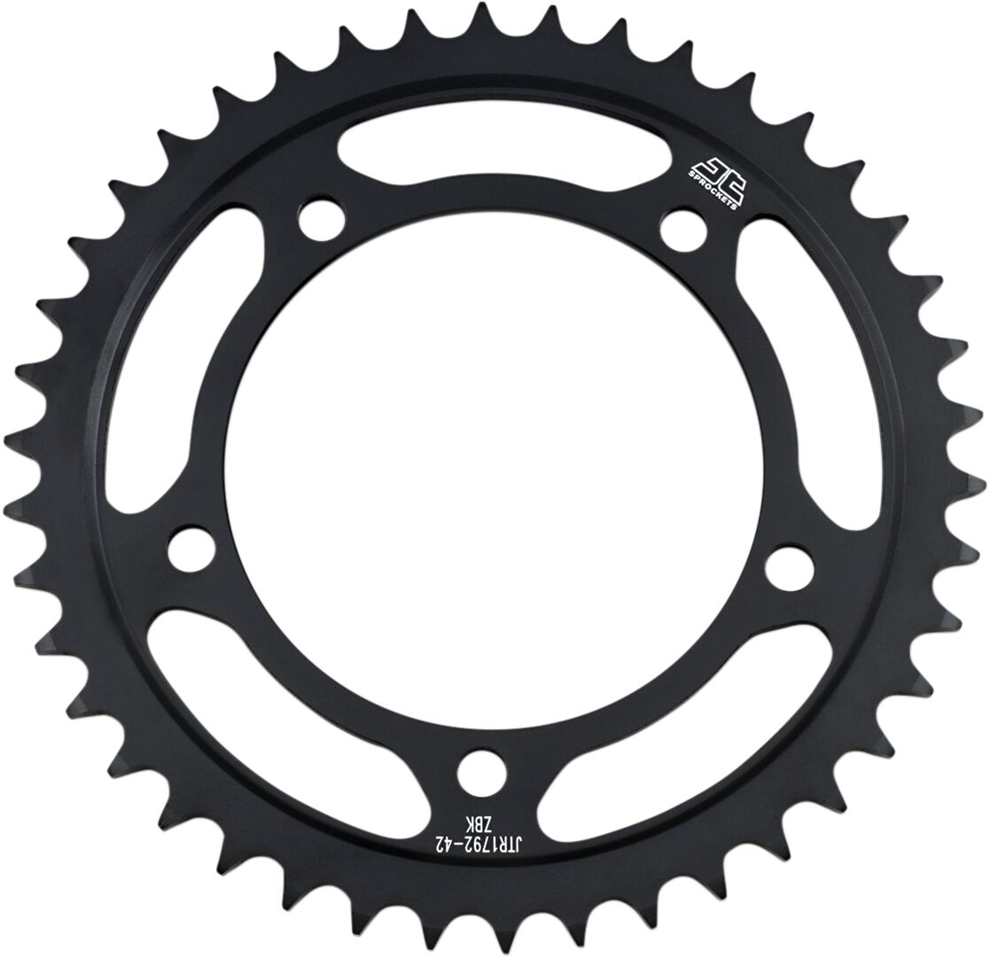 JT SPROCKETS JTR1792.42ZBK REAR REPLACEMENT SPROCKET 42 TEETH 525 PITCH NATURAL C49 HIGH CARBON STEEL JTR1792.42ZBK