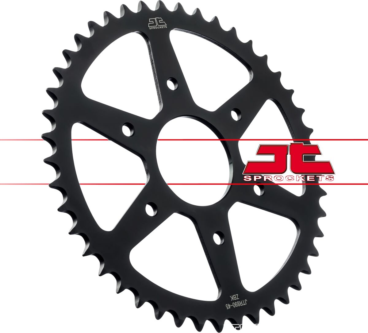 JT SPROCKETS JTR890.45ZBK REAR REPLACEMENT SPROCKET 45 TEETH 520 PITCH JTR890.45ZBK