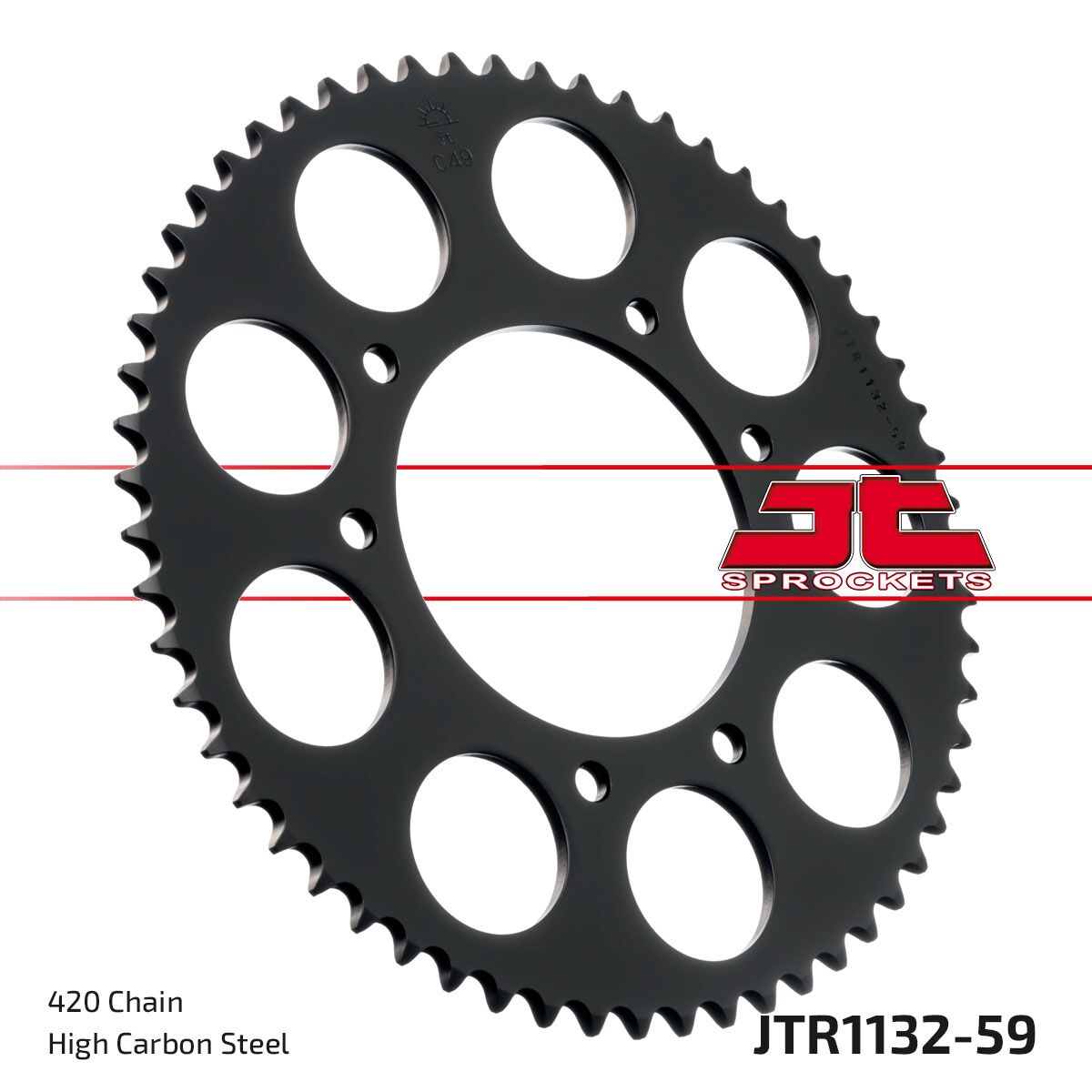 JT SPROCKETS SPROCKET REAR 420 59T JTR1132.59