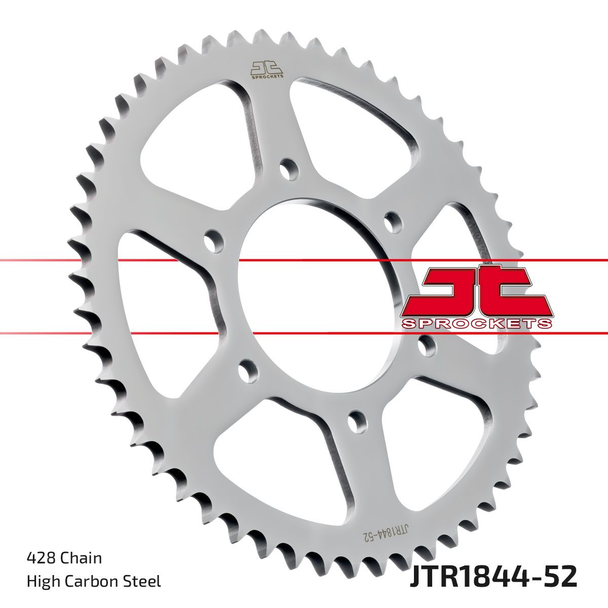 JT SPROCKETS SPROCKET REAR 52T 428 JTR1844.52