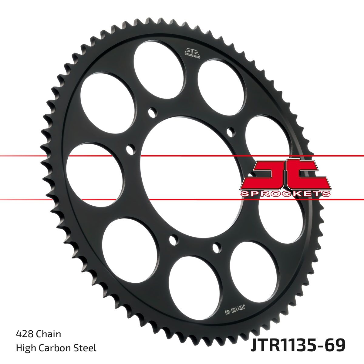 JT SPROCKETS SPROCKET REAR 69T 428 JTR1135.69