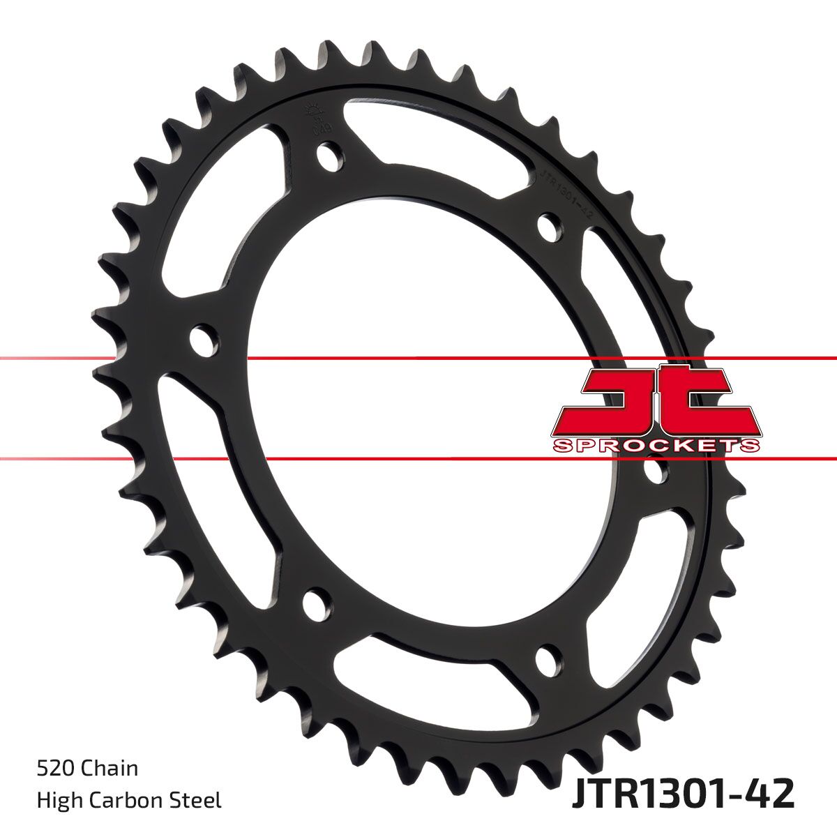 JT SPROCKETS SPROCKET REAR 42T 520 JTR1301.42
