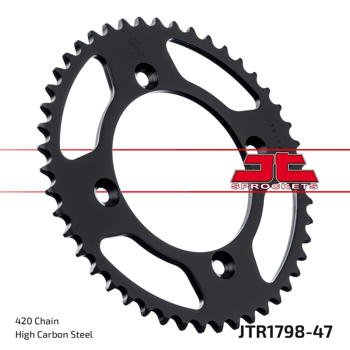 JT SPROCKETS SPROCKET REAR 47T 420 JTR1798.47