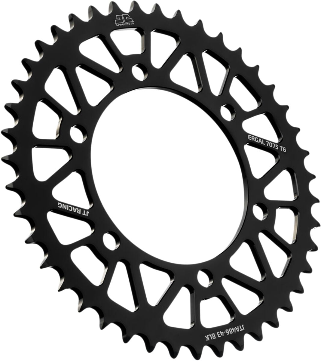JT SPROCKETS SPRKT RL 43T KAW/YAM BLK JTA486.43BLK
