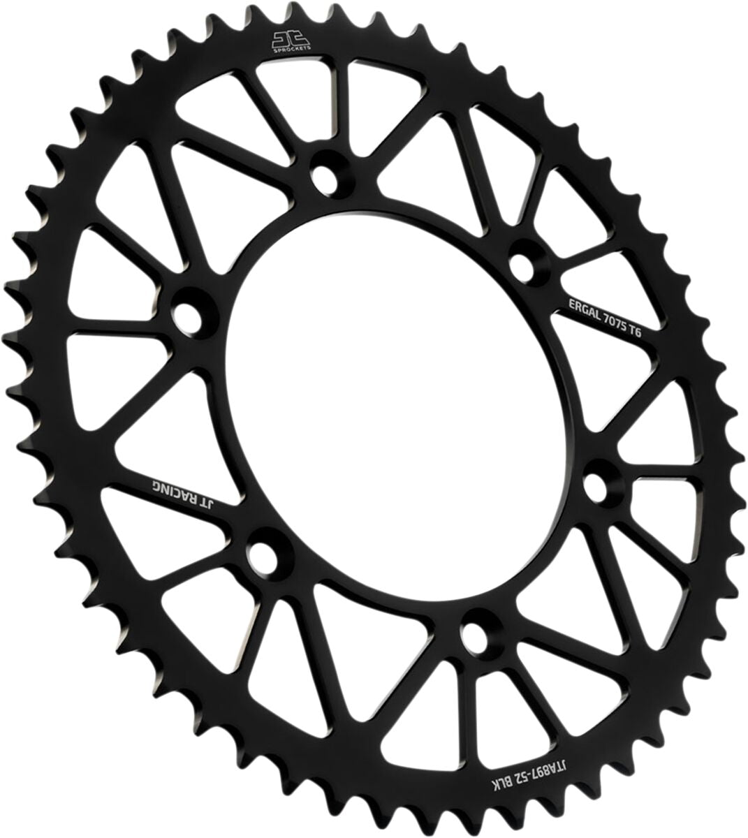 JT SPROCKETS SPRKT RL 52T HUS/KTM BLK JTA897.52BLK