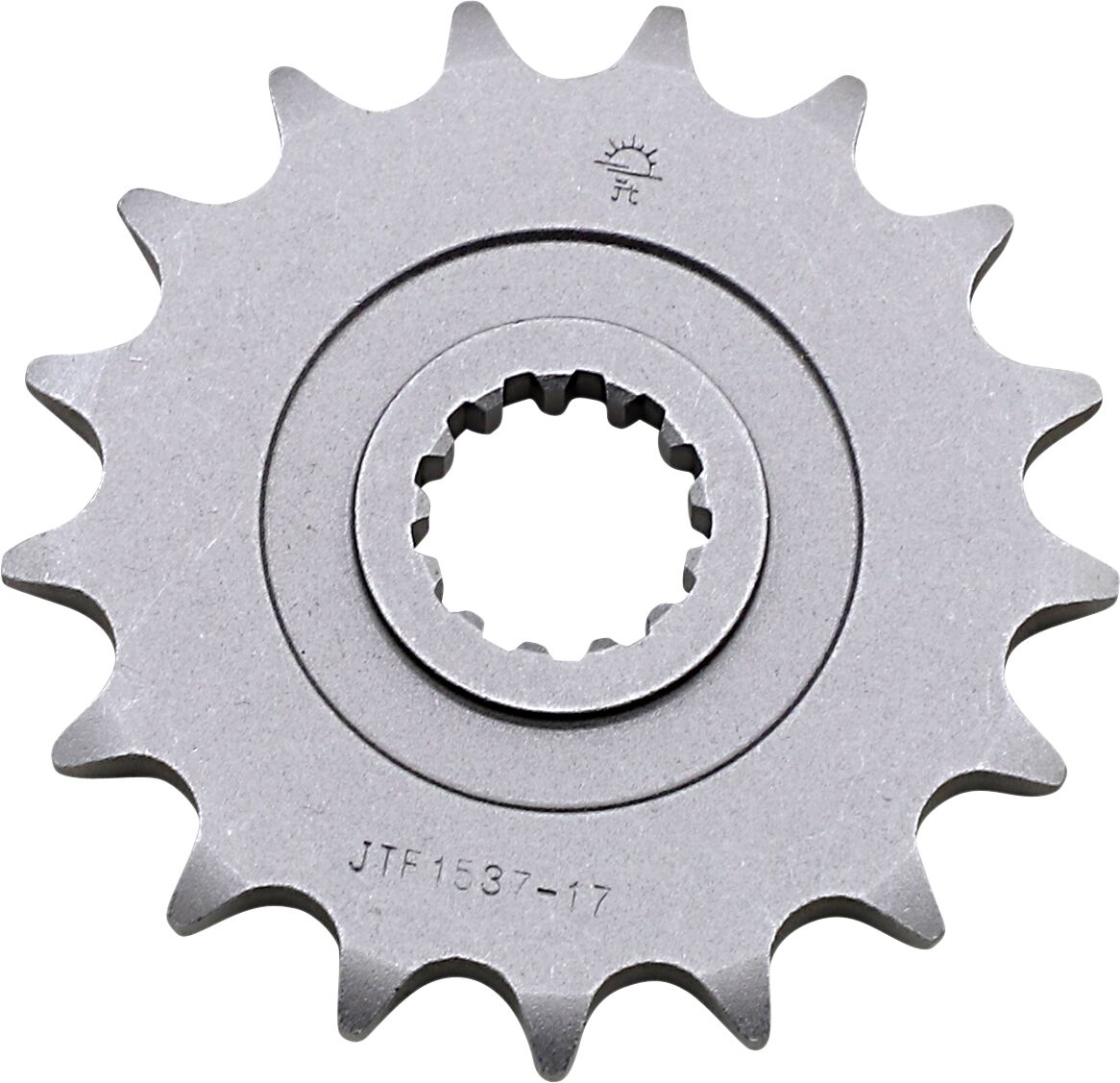 JT SPROCKETS JTF1537.17 FRONT REPLACEMENT SPROCKET 17 TEETH 525 PITCH NATURAL STEEL JTF1537.17