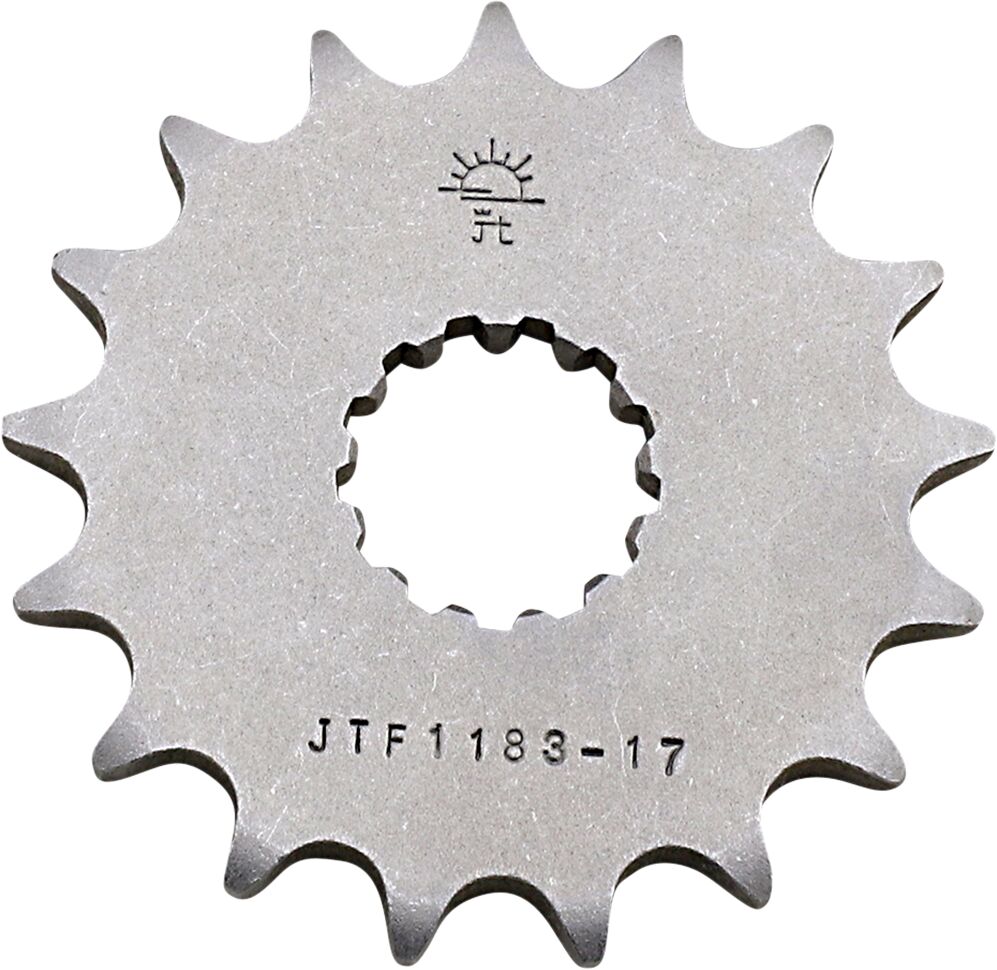 JT SPROCKETS JTF1183.17 FRONT REPLACEMENT SPROCKET 17 TEETH 525 PITCH NATURAL STEEL JTF1183.17