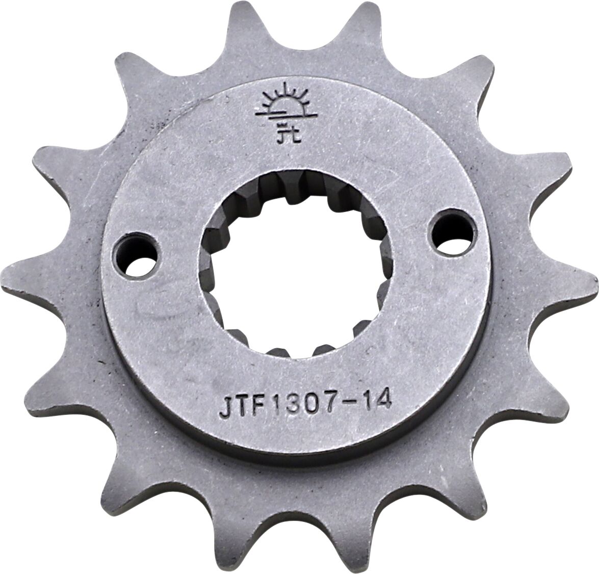 JT SPROCKETS JTF1307.14 FRONT REPLACEMENT SPROCKET 14 TEETH 520 PITCH NATURAL STEEL JTF1307.14