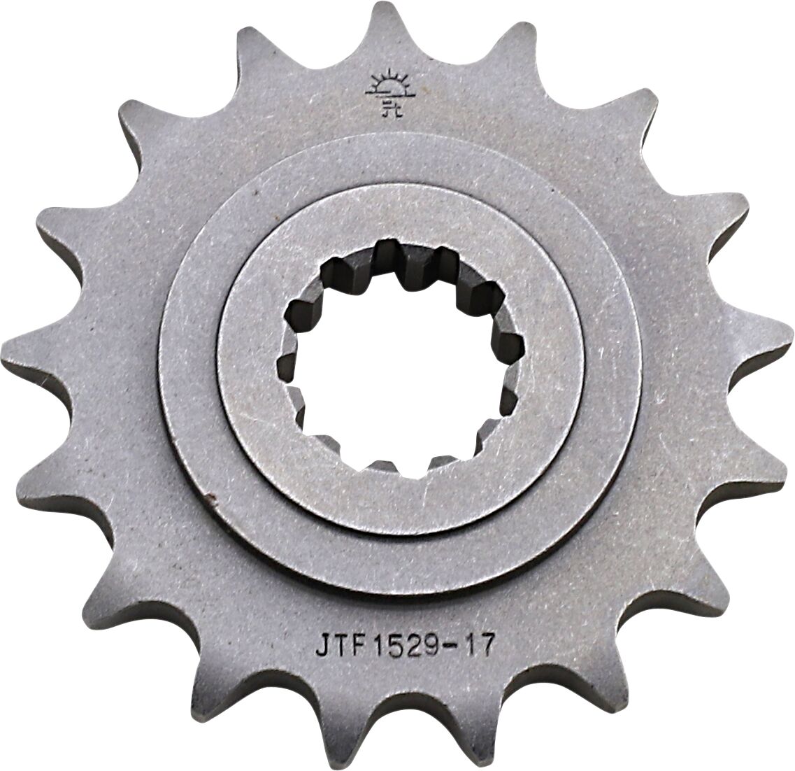 JT SPROCKETS JTF1529.17 FRONT REPLACEMENT SPROCKET 17 TEETH 530 PITCH NATURAL STEEL JTF1529.17