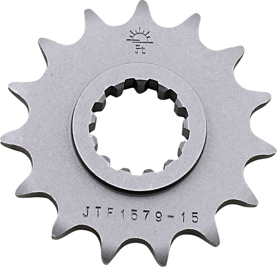 JT SPROCKETS JTF1579.15 FRONT REPLACEMENT SPROCKET 15 TEETH 520 PITCH NATURAL STEEL JTF1579.15