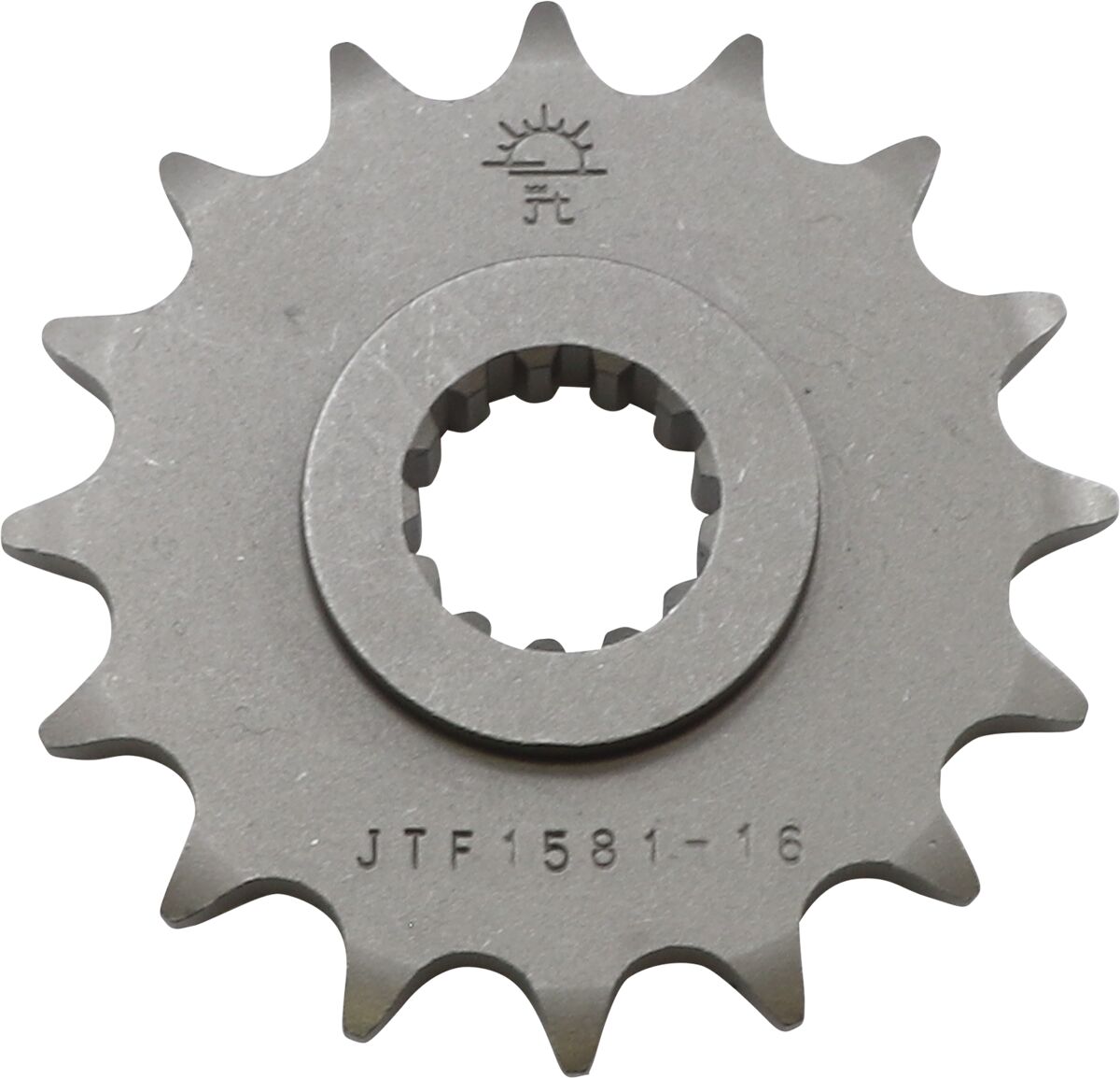 JT SPROCKETS JTF1581.16 FRONT REPLACEMENT SPROCKET 16 TEETH 520 PITCH NATURAL STEEL JTF1581.16