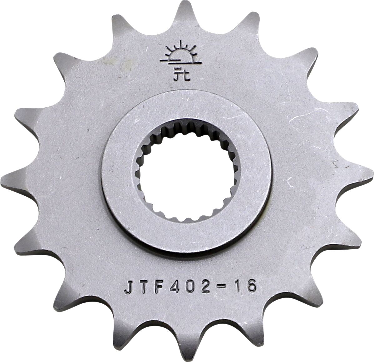 JT SPROCKETS JTF402.16 FRONT REPLACEMENT SPROCKET 16 TEETH 520 PITCH NATURAL STEEL JTF402.16