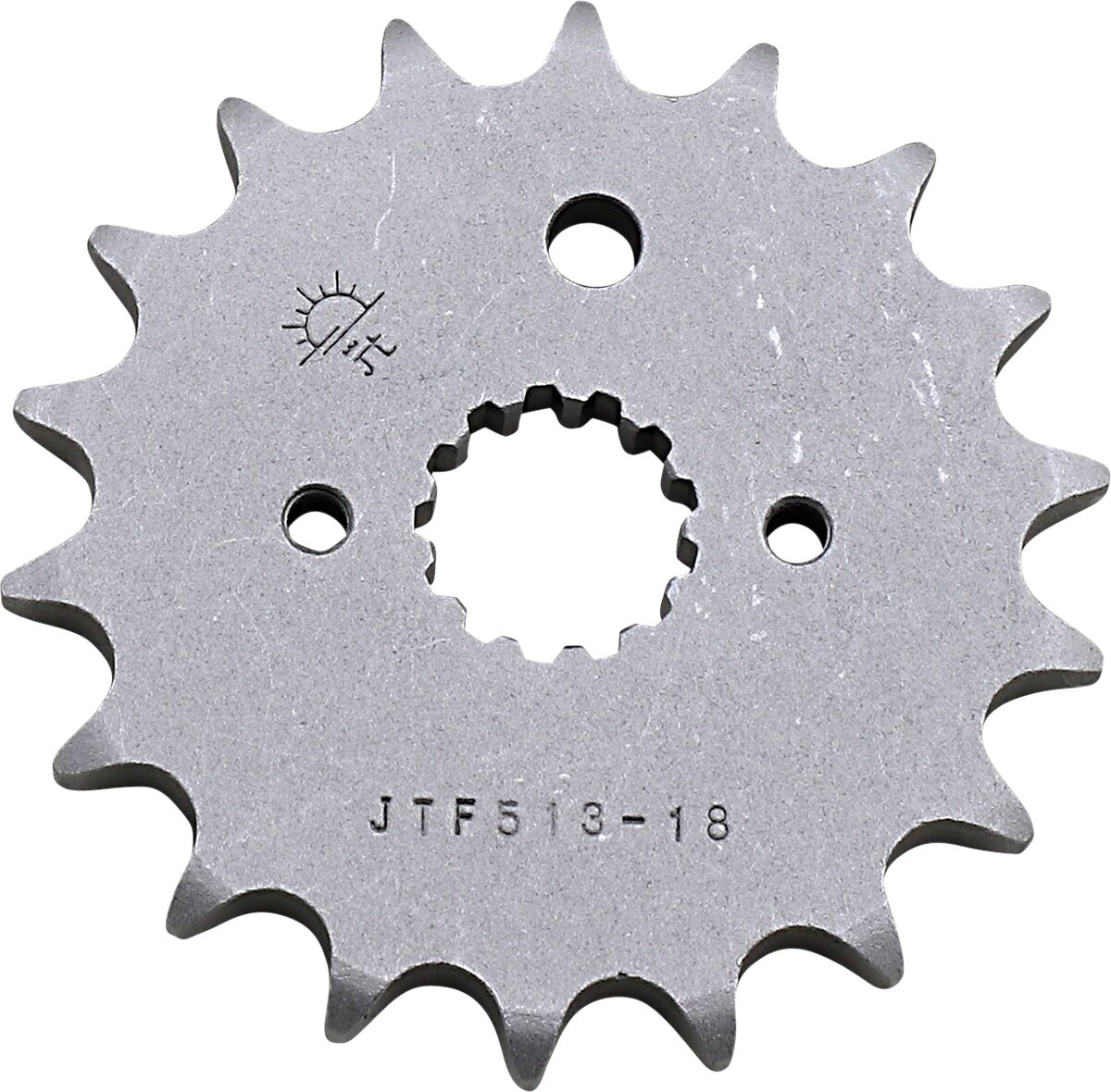 JT SPROCKETS JTF513.18 FRONT REPLACEMENT SPROCKET 18 TEETH 530 PITCH NATURAL STEEL JTF513.18