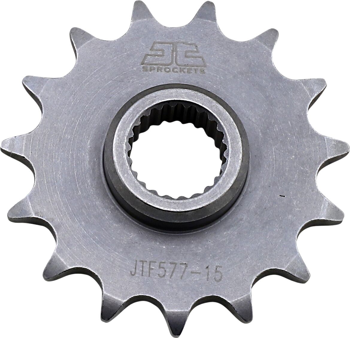 JT SPROCKETS JTF577.15 FRONT REPLACEMENT SPROCKET 15 TEETH 520 PITCH NATURAL STEEL JTF577.15