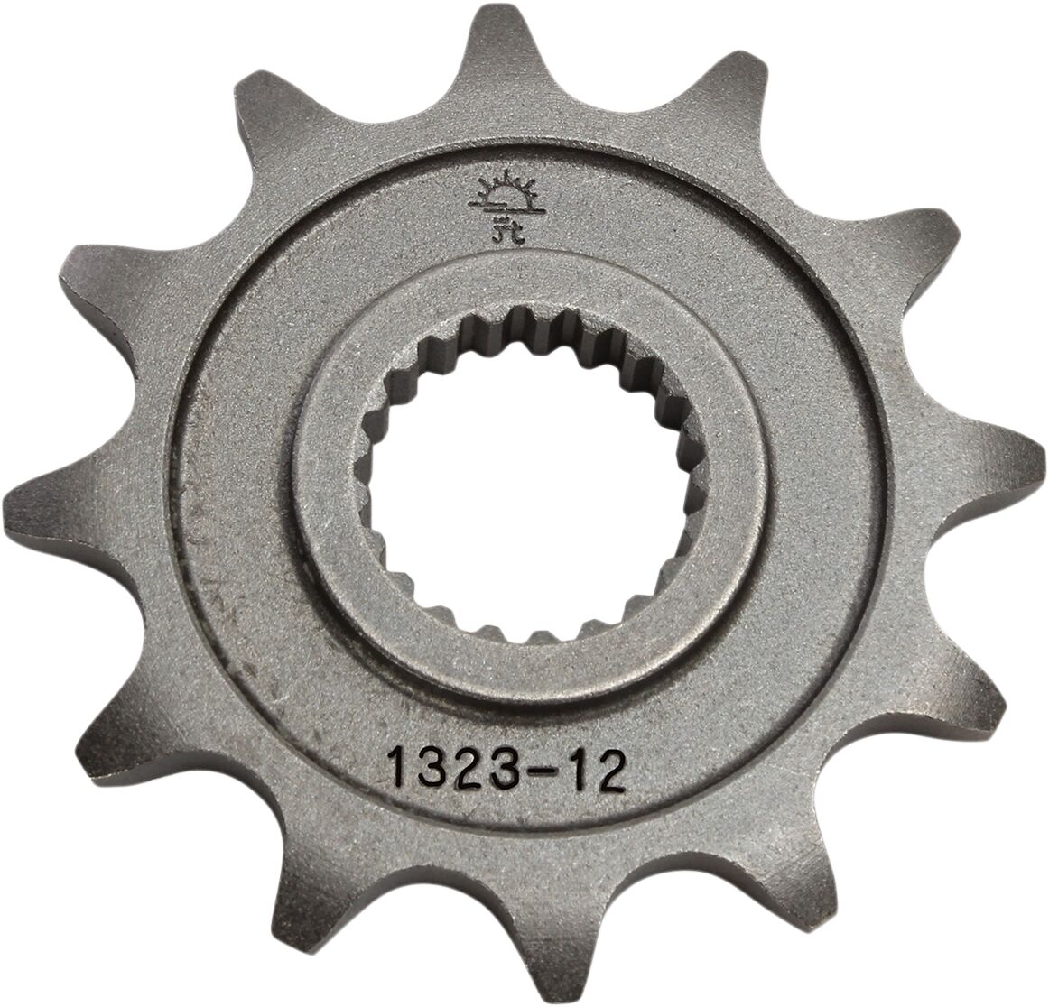 JT SPROCKETS JTF1323.12 FRONT REPLACEMENT SPROCKET 12 TEETH 520 PITCH NATURAL STEEL JTF1323.12