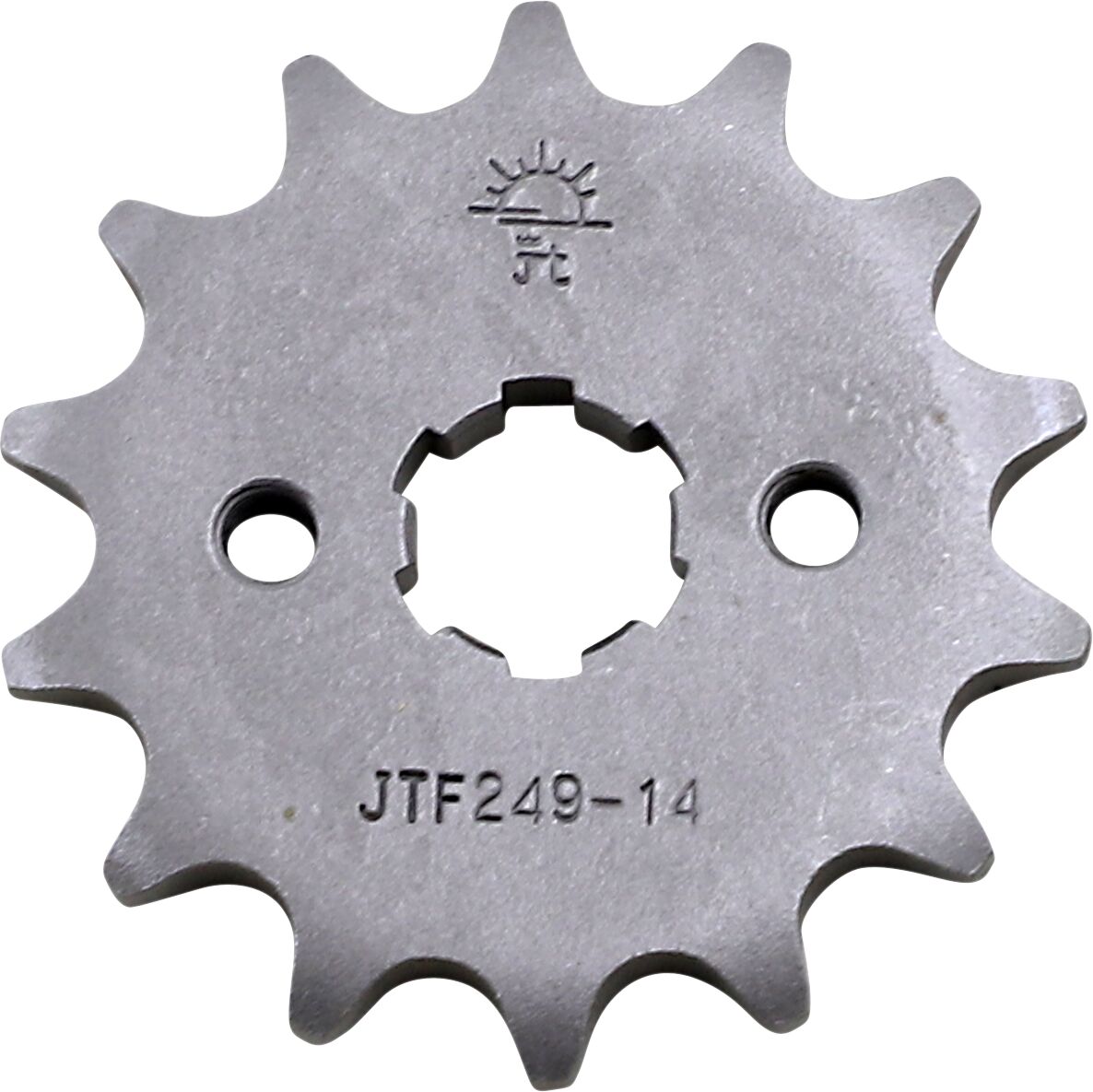 JT SPROCKETS JTF249.14 FRONT REPLACEMENT SPROCKET 14 TEETH 420 PITCH NATURAL STEEL JTF249.14
