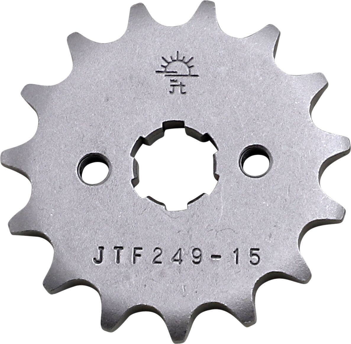 JT SPROCKETS JTF249.15 FRONT REPLACEMENT SPROCKET 15 TEETH 420 PITCH NATURAL STEEL JTF249.15