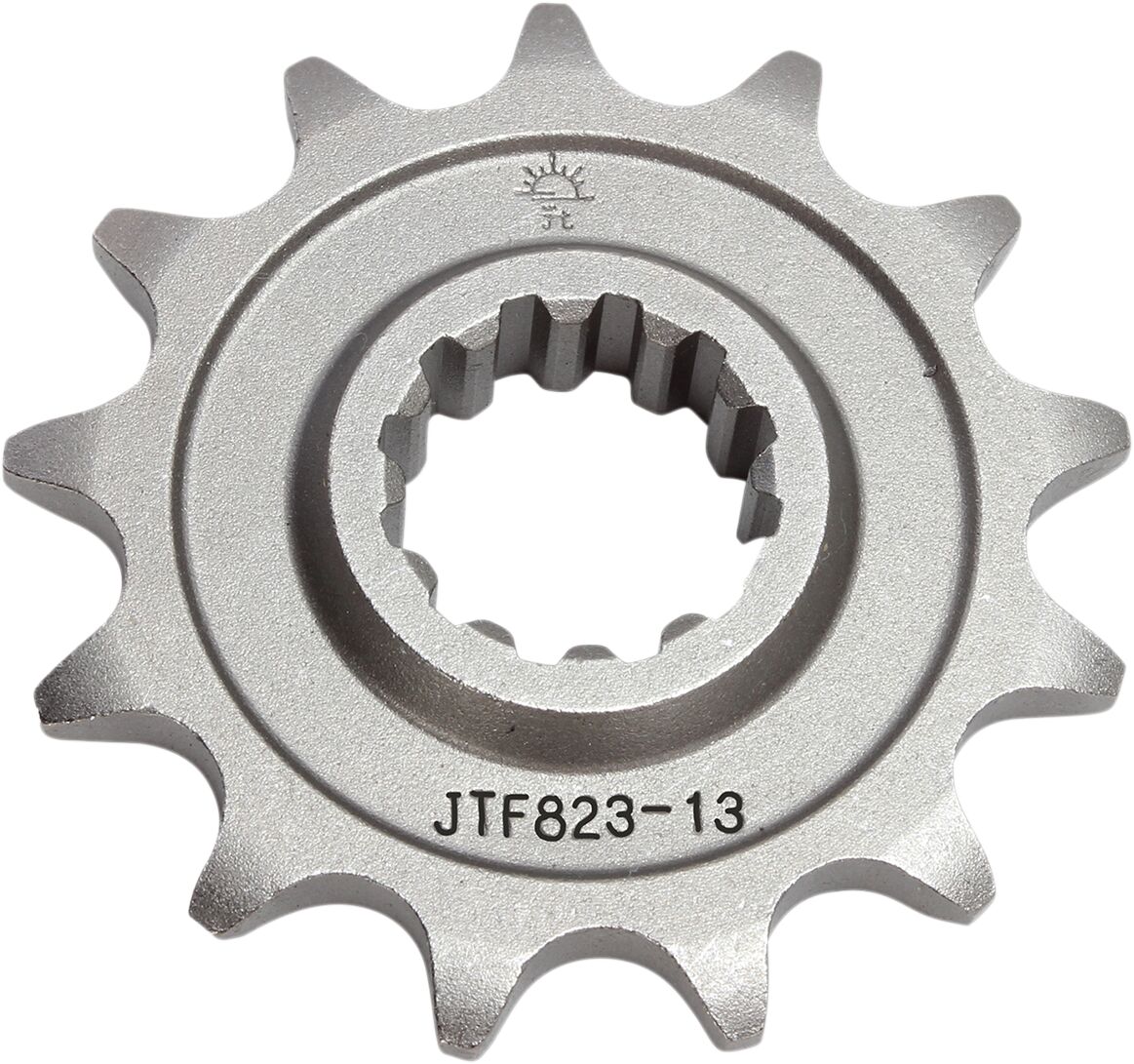 JT SPROCKETS JTF823.13 FRONT REPLACEMENT SPROCKET 13 TEETH 520 PITCH NATURAL STEEL JTF823.13